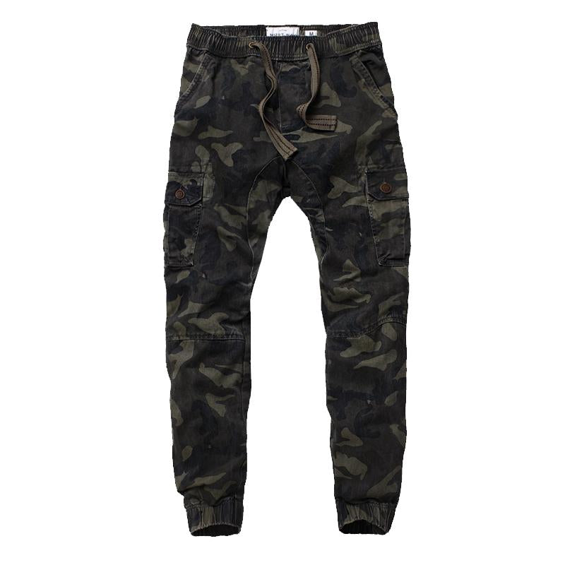 Pantalón vintage hombre multibolsillos