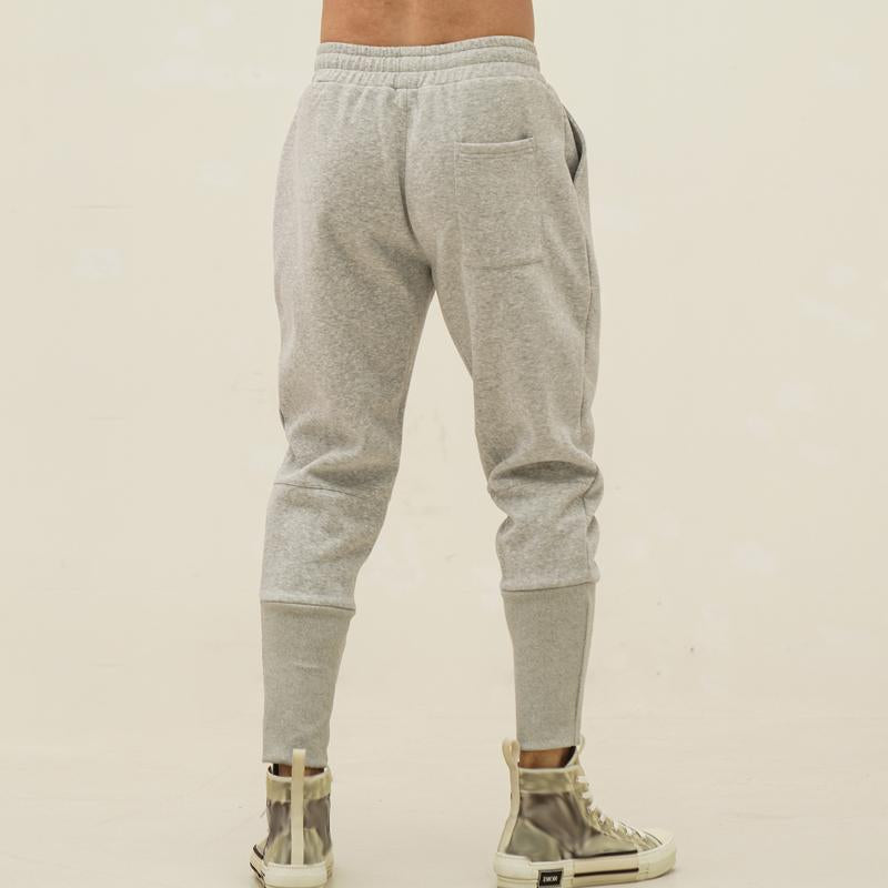 pantalon-sport-blocs-couleur-imprime-lettre-vintage