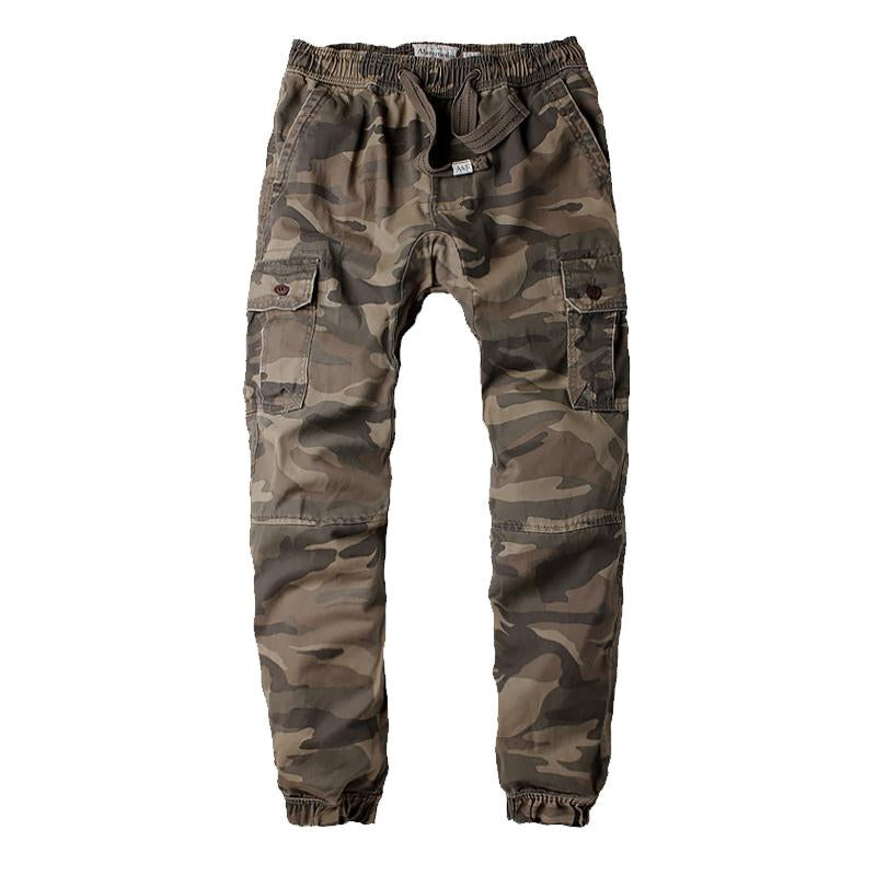 Pantalón vintage hombre multibolsillos