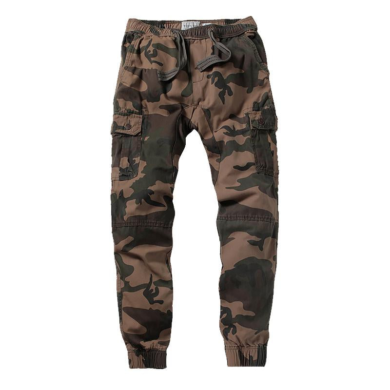 Pantalón vintage hombre multibolsillos
