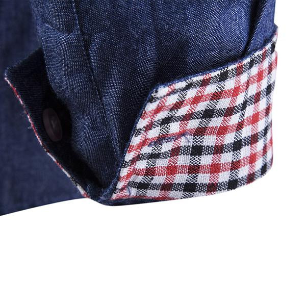 chemise-denim-poche-homme-vintage