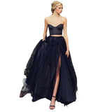 Jupe Longue Noire Tulle Vintage