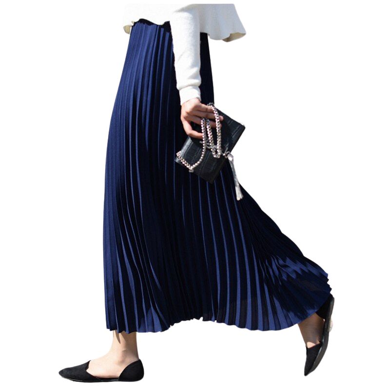 jupe-longue-plissee-grande-taille-annees-80