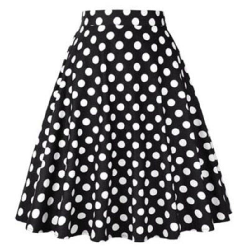    jupe-pois-vintage