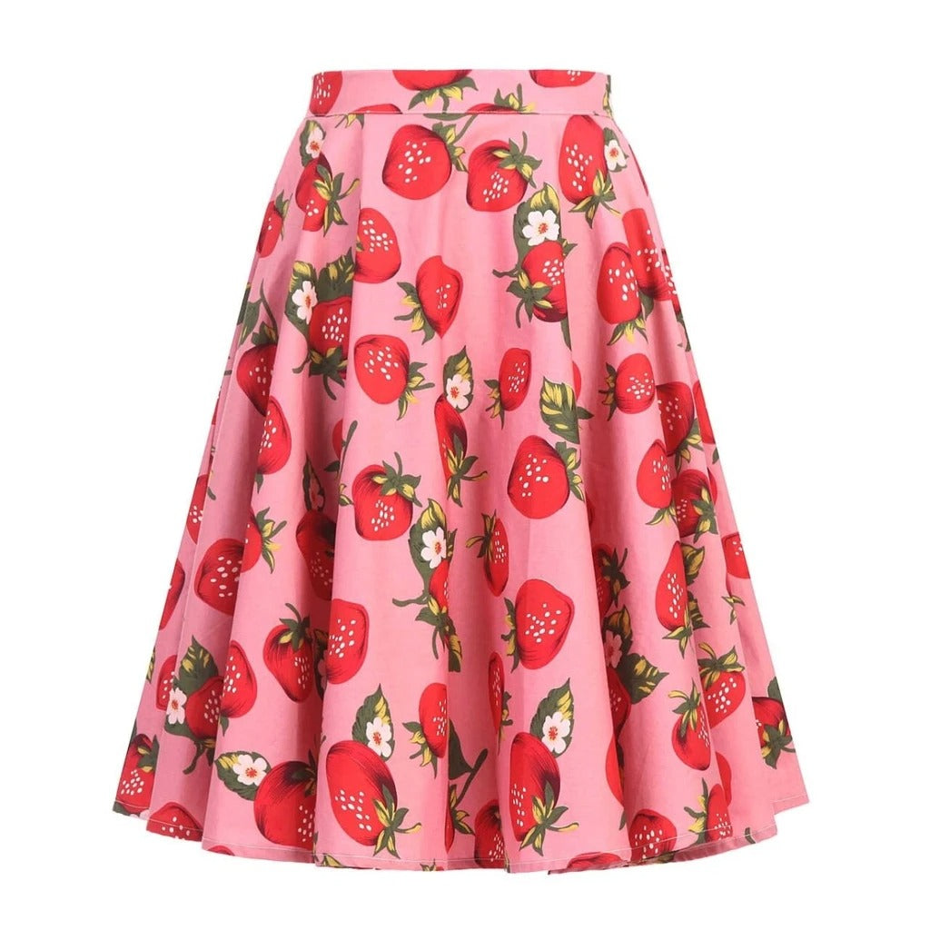 jupe-annee-80-feminine-fraises