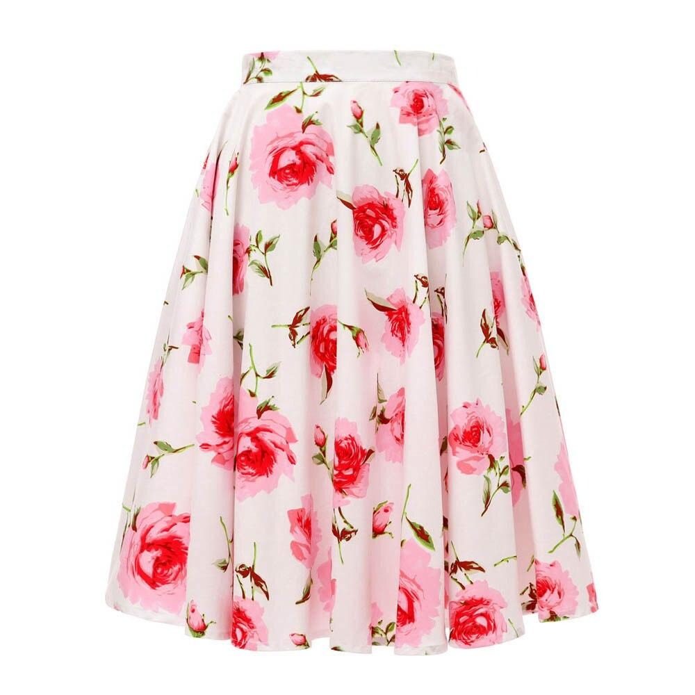 jupe-annee-80-kitsch-blanche-a-fleurs