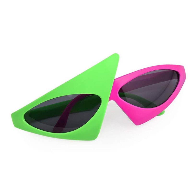 Gafas Año 80 Verde y Rosa