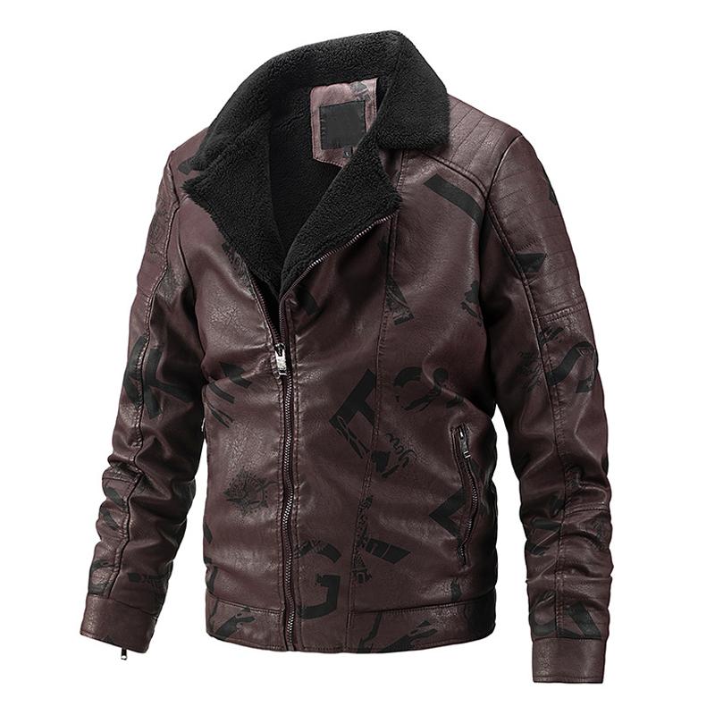 veste-cuir-lettres-revers-peluche-vintage