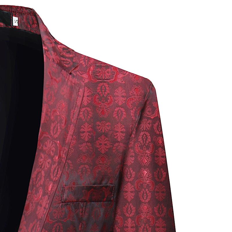 blazer-un-bouton-imprime-graphique-retro-pour-homme