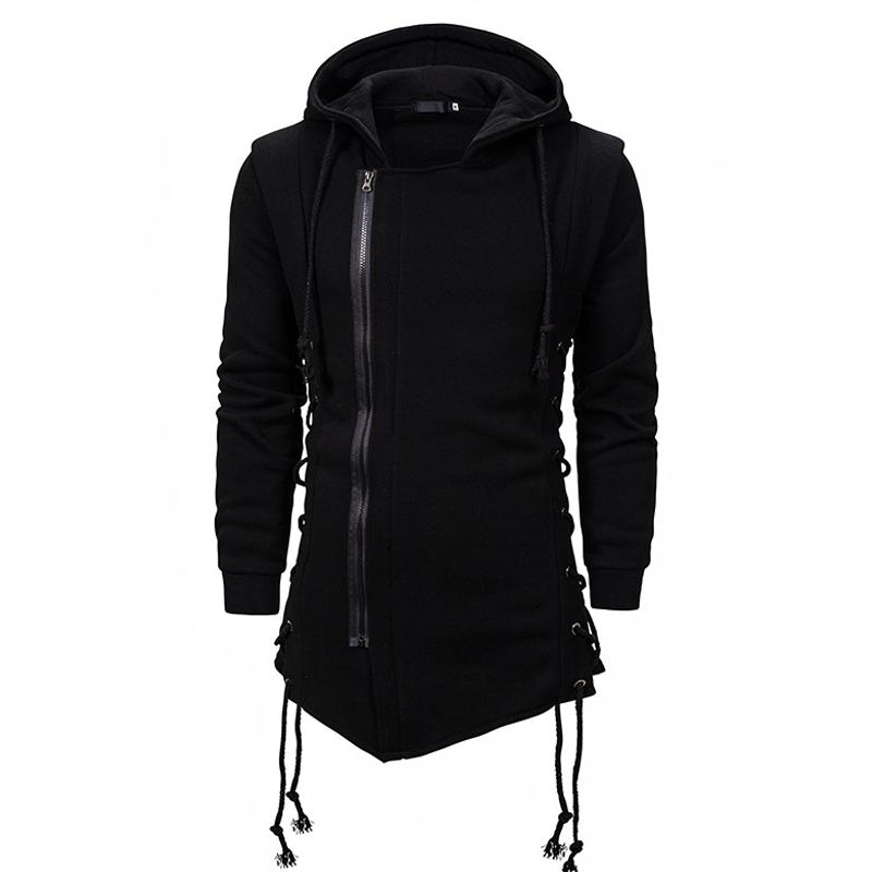 Sudadera con capucha y cordones laterales vintage