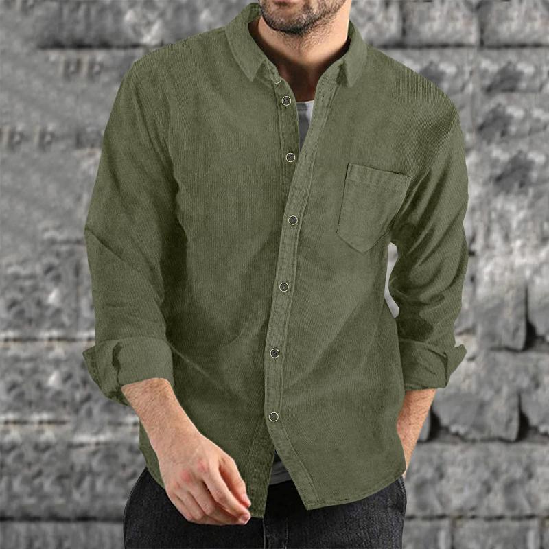chemise-vintage-couleur-unie-style-chic