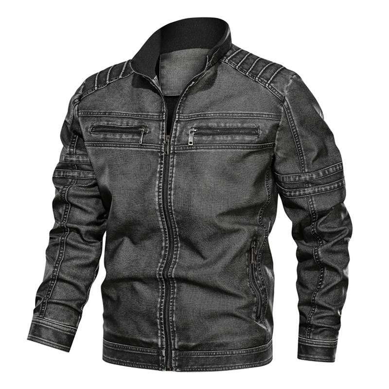 veste-motard-cuir-delave-col-montant-vintage