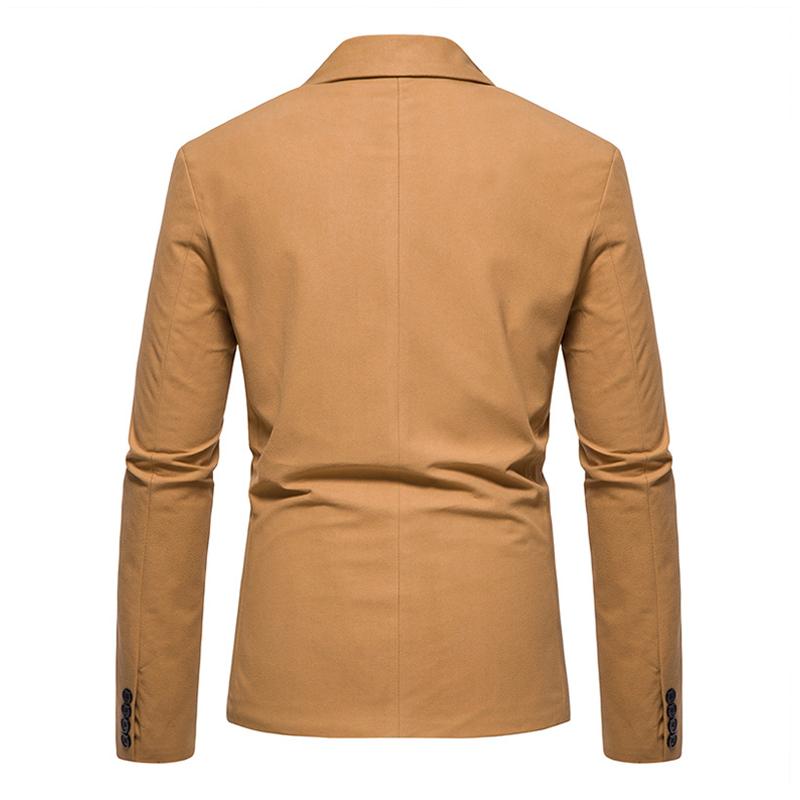 Blazer vintage de ante con un botón