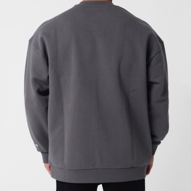 sweat-shirt-sport-couleur-unie-style-rue-vintage