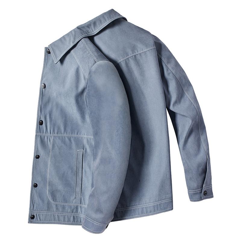Chaqueta de solapa vintage para hombre 