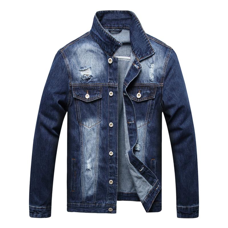 veste-jean-slim-delavee-revers-troues-vintage