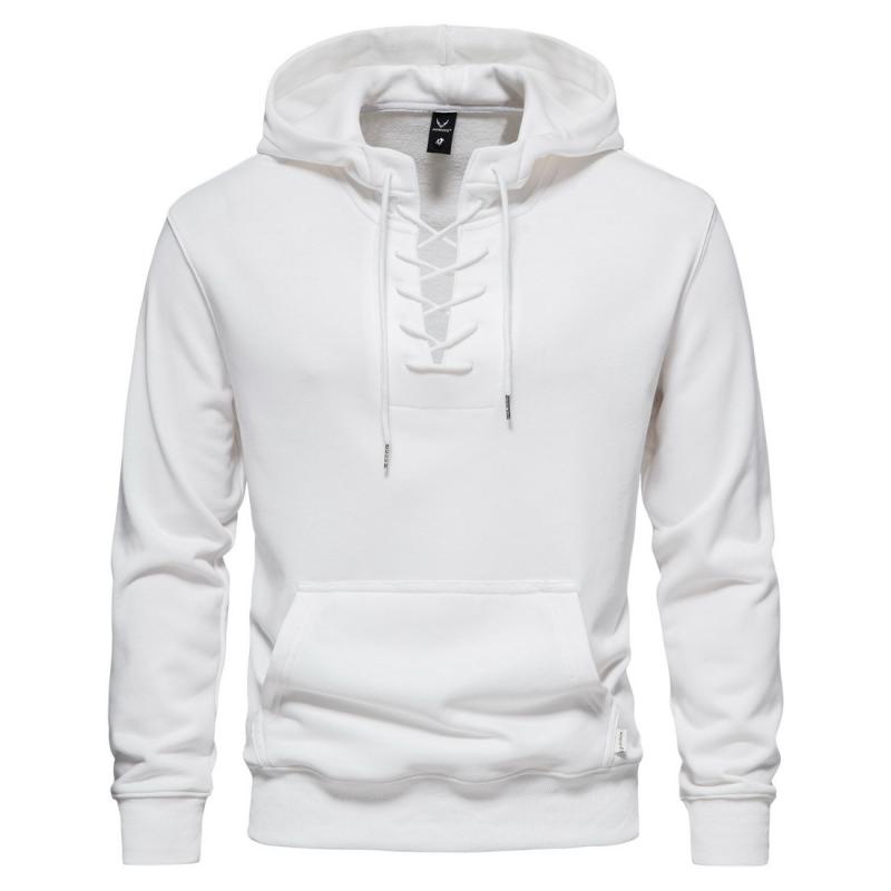 sweat-capuche-uni-ample-col-cordon-vintage