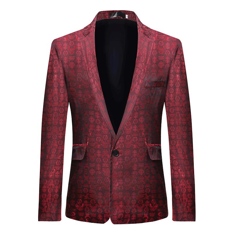 blazer-un-bouton-imprime-graphique-retro-pour-homme