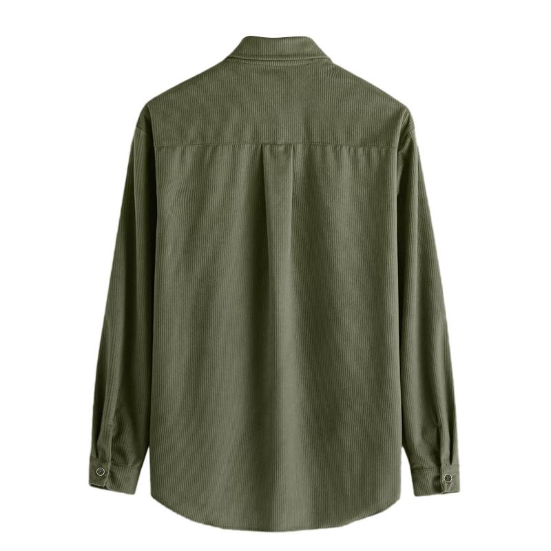 chemise-vintage-couleur-unie-style-chic