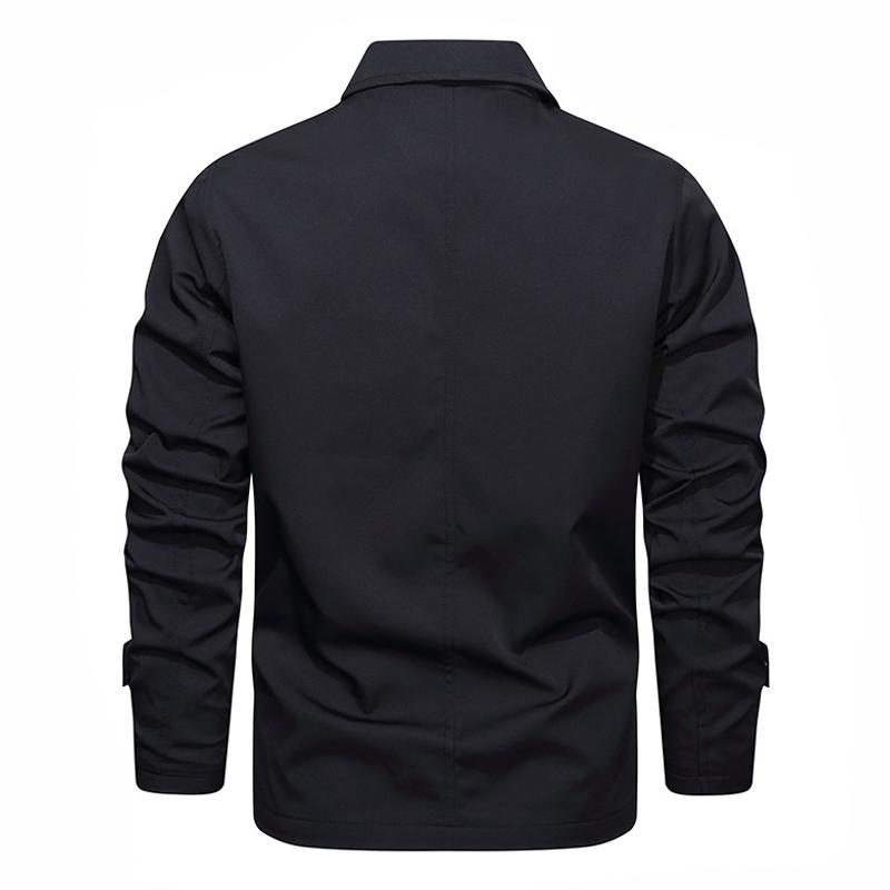 veste-vintage-couleur-unie-revers-simples-hommes