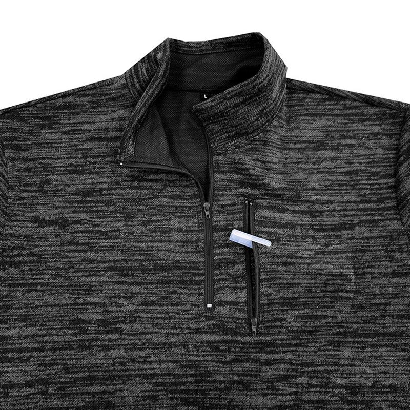 Sudadera con capucha de manga larga con cuello levantado y cremallera vintage
