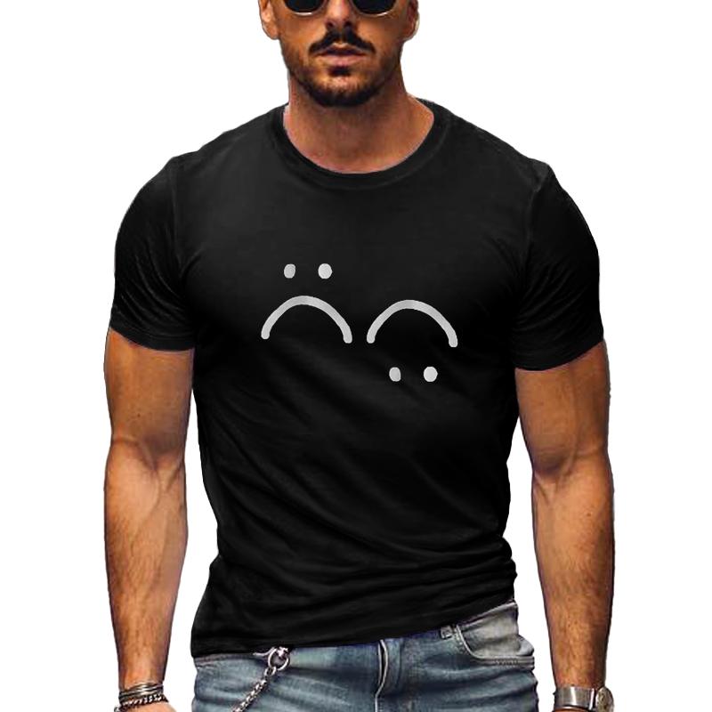t-shirt-vintage-imprime-smiley