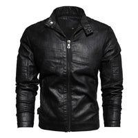 veste-cuir-zippee-col-montant-retro-homme