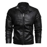 veste-cuir-zippee-col-montant-retro-homme