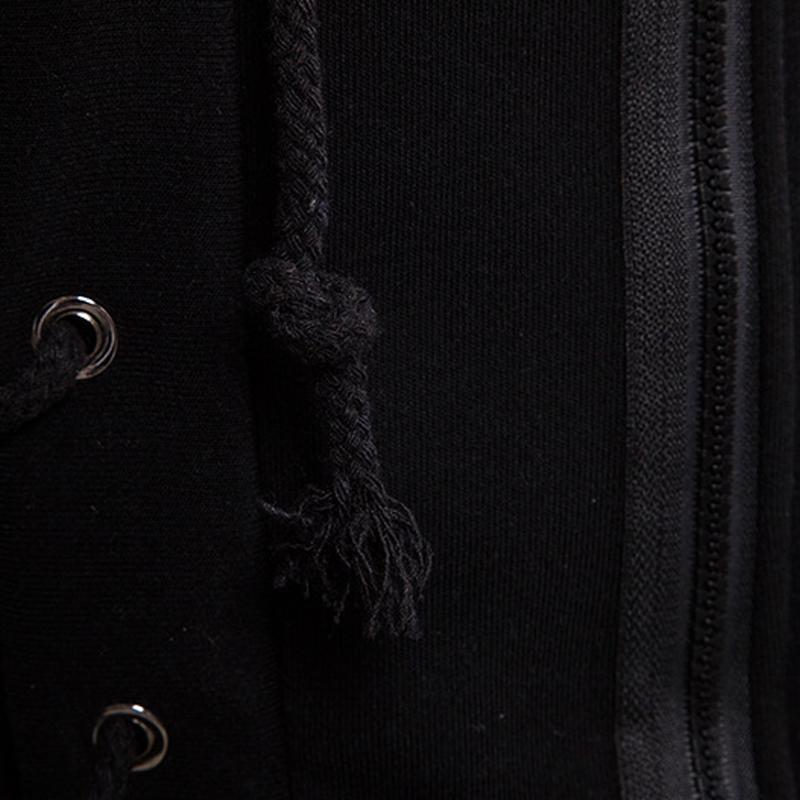 Sudadera con capucha y cordones laterales vintage