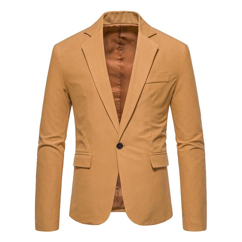 Blazer vintage de ante con un botón
