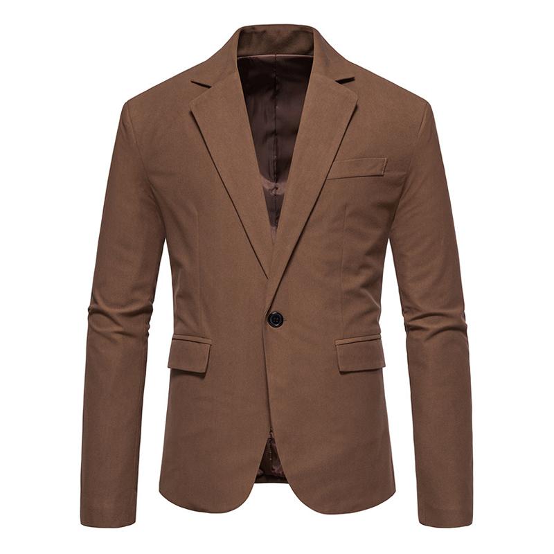 Blazer vintage de ante con un botón