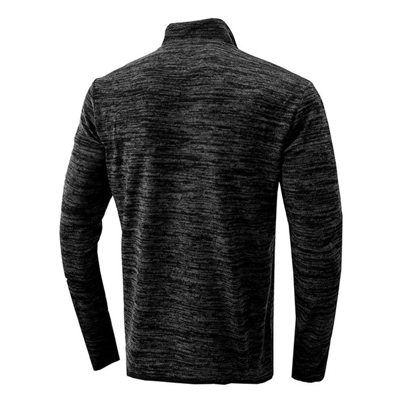 Sudadera con capucha de manga larga con cuello levantado y cremallera vintage