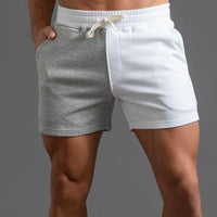 short-sport-coton-blocs-couleurs-vintage