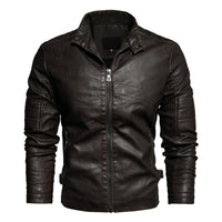 veste-cuir-zippee-col-montant-retro-homme