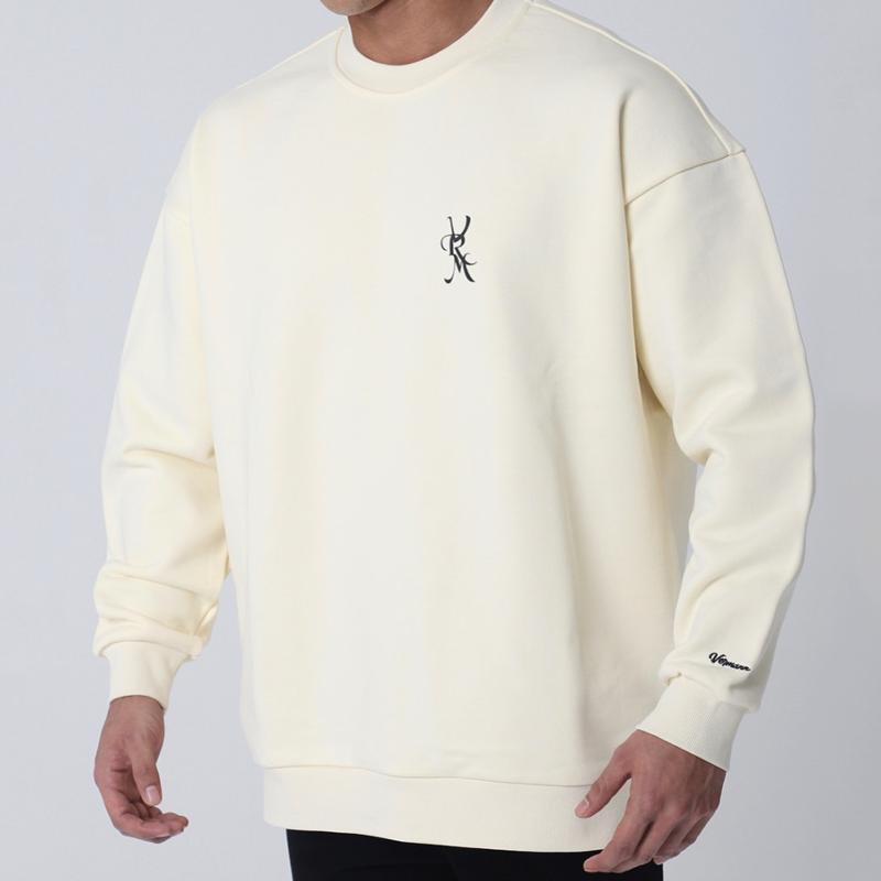 sweat-shirt-sport-couleur-unie-style-rue-vintage