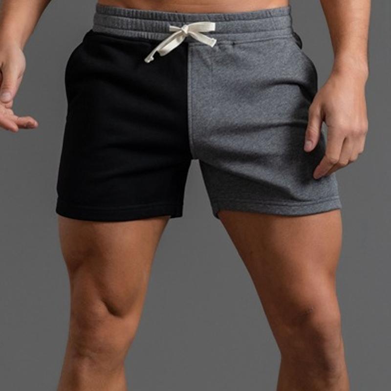 short-sport-coton-blocs-couleurs-vintage