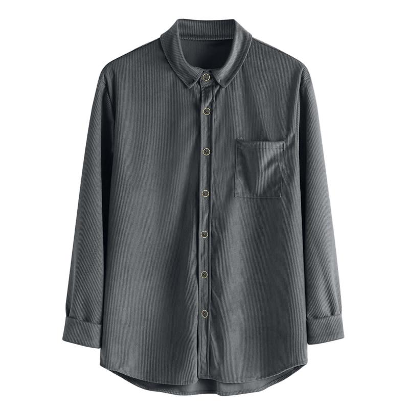 chemise-vintage-couleur-unie-style-chic