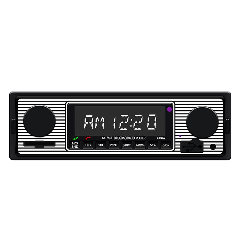 Conjunto de radio de coche antiguo