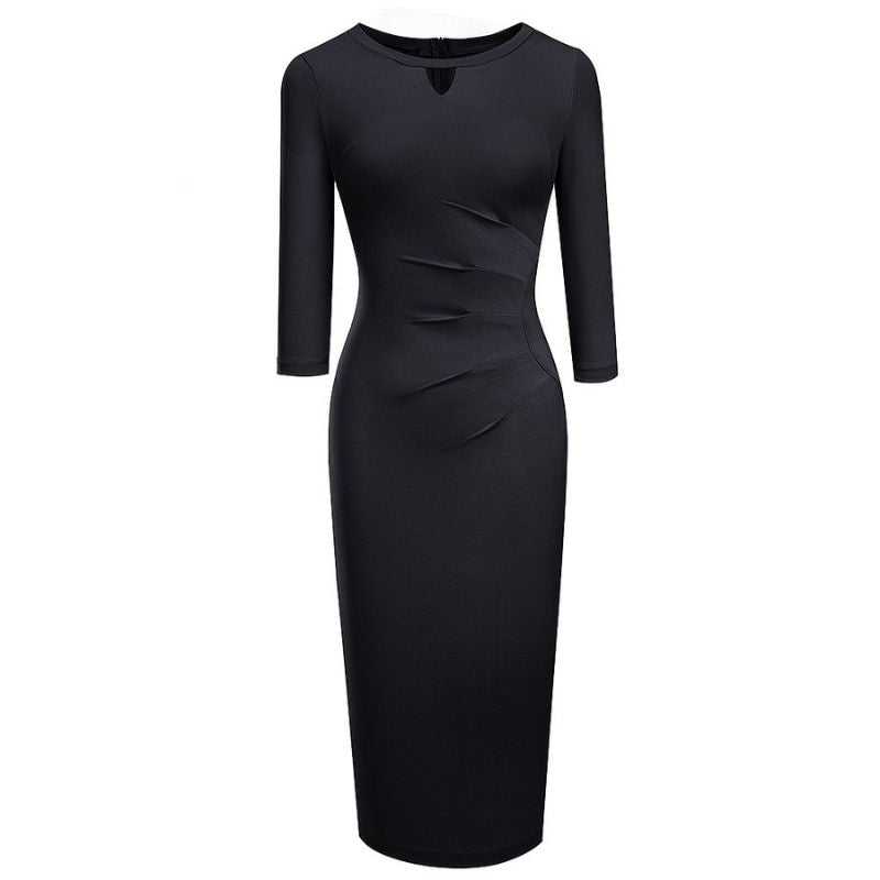 robe-droite-annee-60-vintage