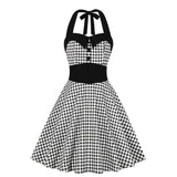 robe-vintage-pin-up-vichy-noir