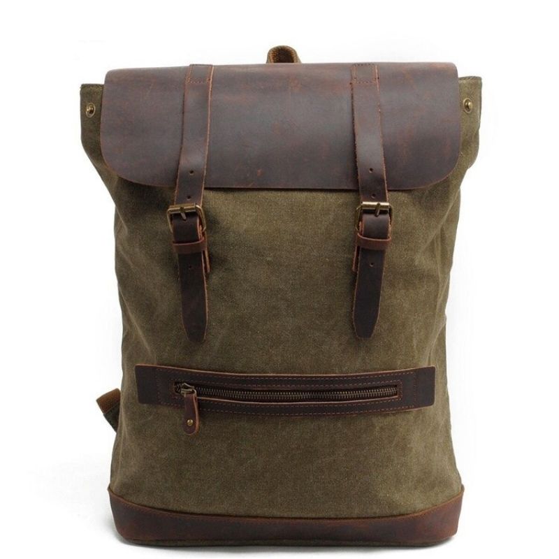 Mochila militar vintage para hombre