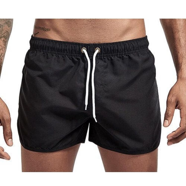    short-nylon-homme-vintage-noir