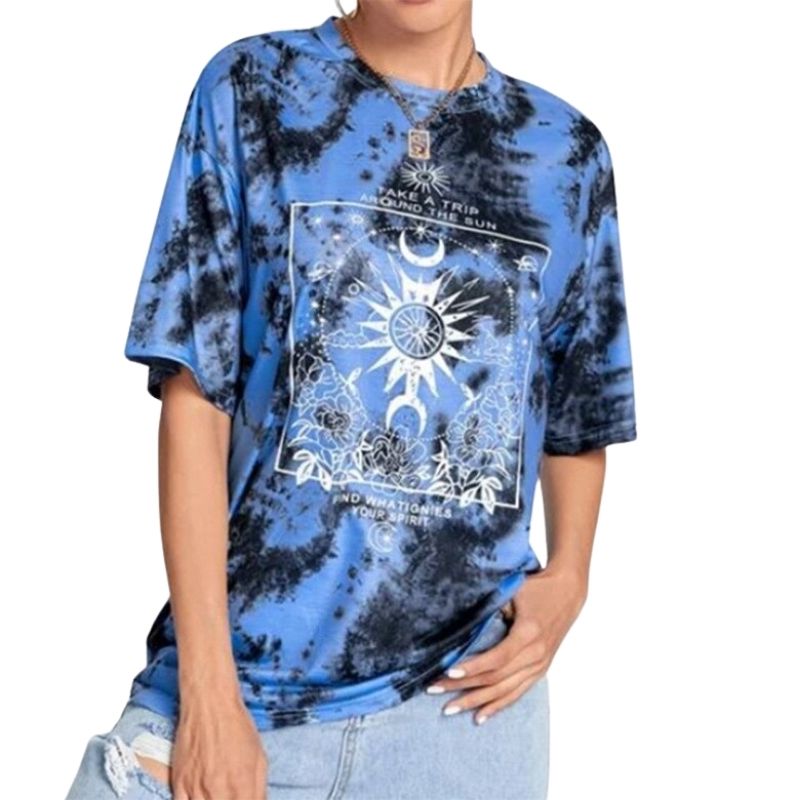    t-shirt-vintage-femme-ete-bleu