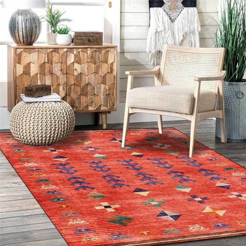   tapis-orange-vintage