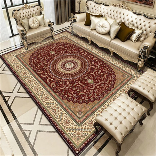 Alfombra de salón de época