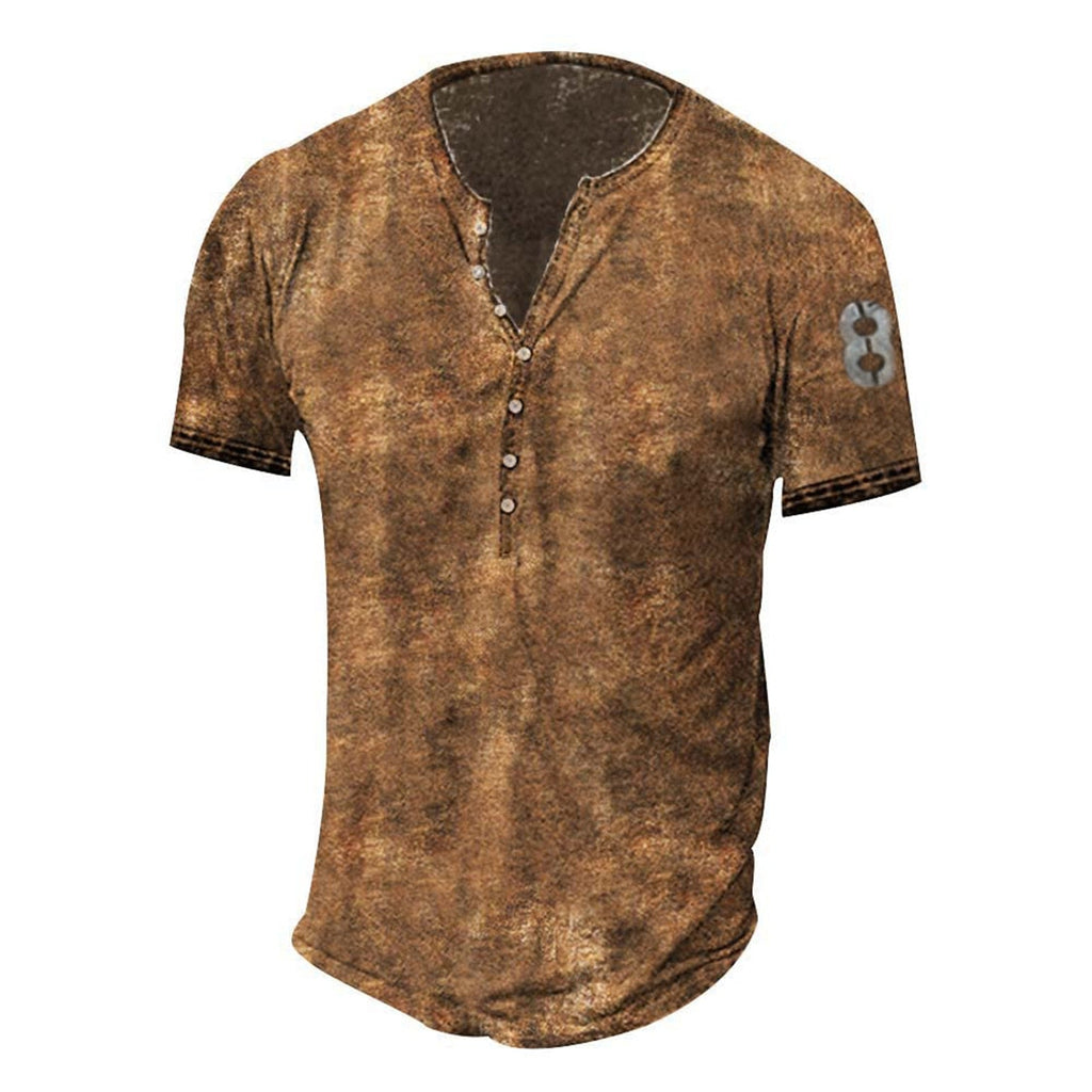 Camiseta Hombre Body Cuello Botones