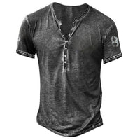 T-shirt Body Homme Col à boutons