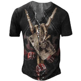 t-shirt-annee-80-homme-col-a-boutons